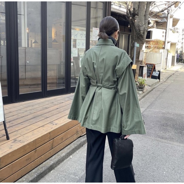 9/9限定価格　clane 2way military jacketレディース