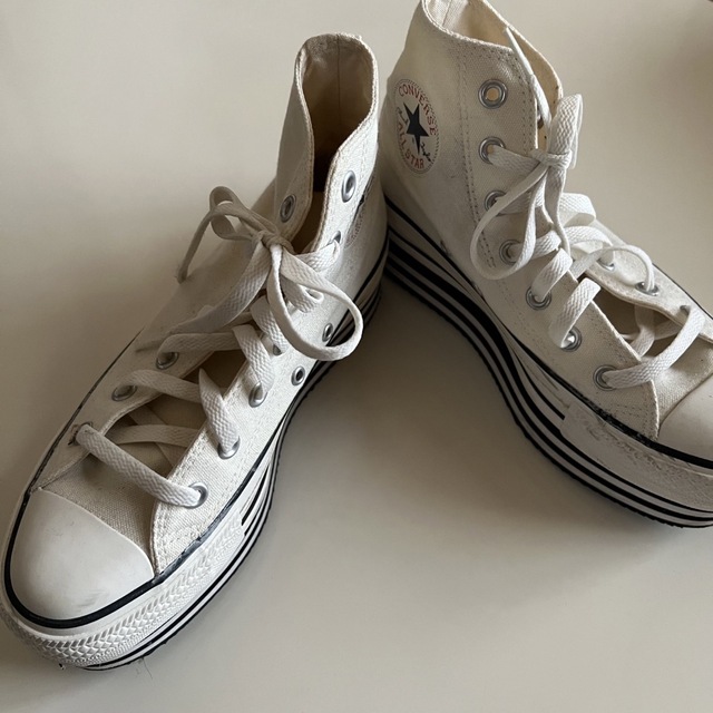 CONVERSE コンバース　厚底チャンキーライン　24cm ホワイト厚底