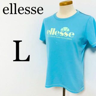 エレッセ(ellesse)のellesse エレッセ　レディース　トレーニングTシャツ　Lサイズ(トレーニング用品)