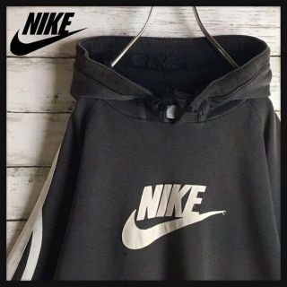 ナイキ(NIKE)の【レア90s】ナイキ☆センターデカロゴパーカー　入手困難　最高の色落ち　D9(パーカー)