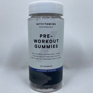 マイプロテイン(MYPROTEIN)の【新品未開封】マイプロ プレワークアウト グミ ブルーベリー味 60個(ビタミン)