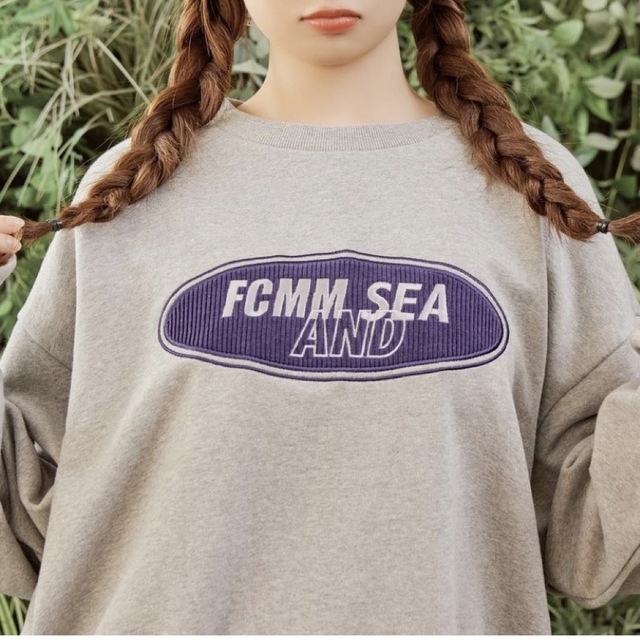 グレーサイズWIND AND SEA x FCMM スウェット