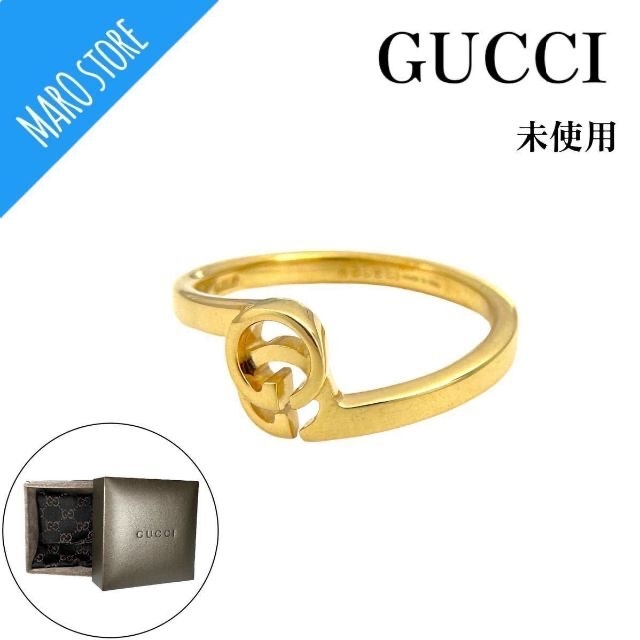 Gucci(グッチ)の【未使用】GUCCI GGランニング K18YG リング/指輪 6号 ゴールド レディースのアクセサリー(リング(指輪))の商品写真