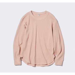 ユニクロ(UNIQLO)のUNIQLOワッフルクルーネックT(Tシャツ(長袖/七分))