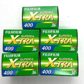 フジフィルム SUPERIA X-TRA400 36EX 36枚撮5本セット(フィルムカメラ)