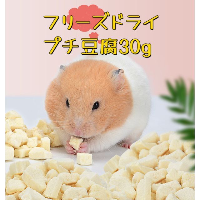 小動物用乾燥 プチ豆腐 ドライ野菜 おやつ ハムスター ウサギ デグー その他のペット用品(小動物)の商品写真