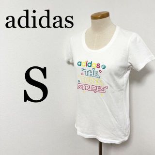 アディダス(adidas)のadidas アディダス　レディース　Tシャツ　古着　Mサイズ(Tシャツ(半袖/袖なし))