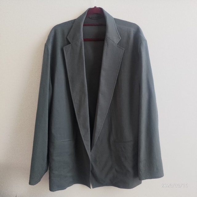 blurhms　Wool Rayon Silk Cardigan Jacket