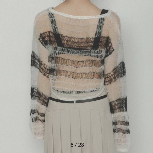 MELT THE LADY kitty cropped tops - ニット/セーター
