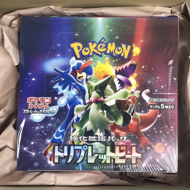 トレーディングカードポケモンカードゲーム トリプレットビート 1box シュリンク付き