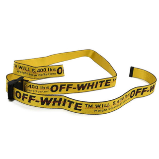 オフホワイト(OFF-WHITE)の OFF-WHITE オフホワイト BELT イエローベルト 太い方(ベルト)