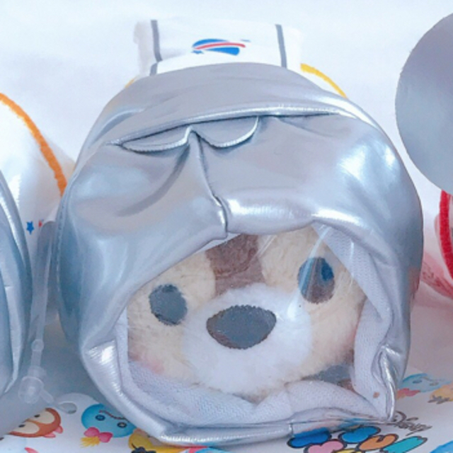 チップ&デール(チップアンドデール)の【新品】ツムツム ⭐️ 宇宙服 ぬいぐるみ チップ エンタメ/ホビーのおもちゃ/ぬいぐるみ(ぬいぐるみ)の商品写真