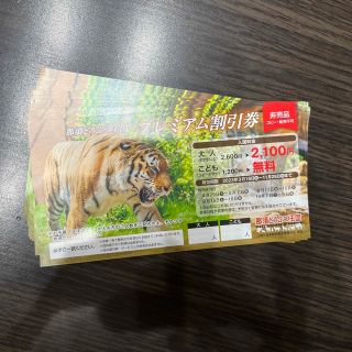 那須どうぶつ王国　プレミアム割引券　30枚(動物園)