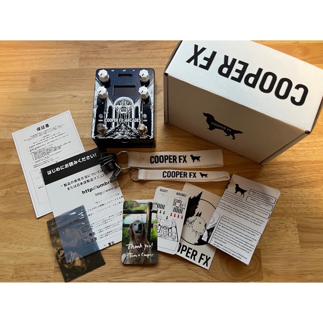 人気商品 Cooper FX Arcades カード5枚付属 美品 エフェクター
