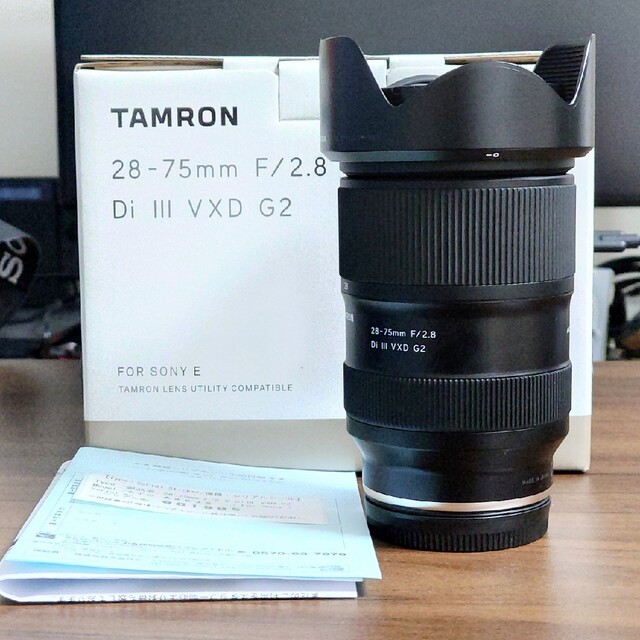 TAMRON(タムロン)のタムロン 28-75mm F/2.8 Di III VXD G2 メーカー保証付 スマホ/家電/カメラのカメラ(レンズ(ズーム))の商品写真