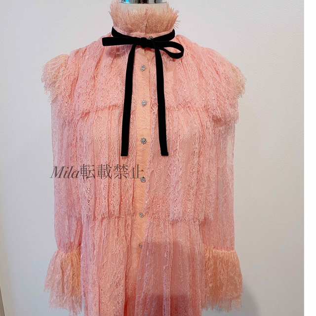 alice+olivia ボウタイ フリル レースワンピース | medcezirtattoo.com