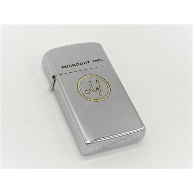 桜舞う季節 1966年製ZIPPOビンテージ 稀少フラットボトムスリムモデル