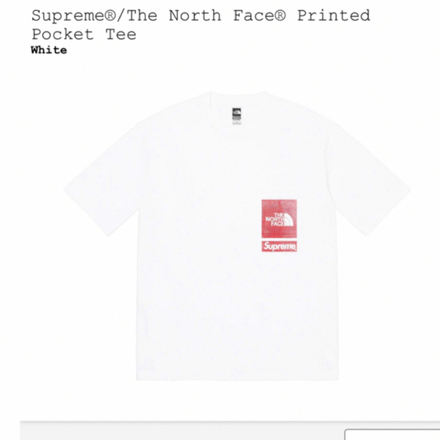 トップスSupreme The North Face Printed Pocket T