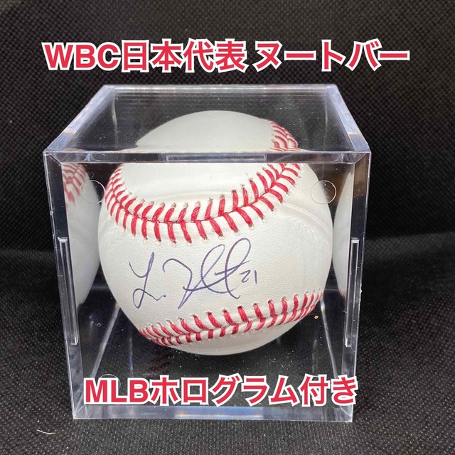 MLB(メジャーリーグベースボール)の激レア WBC日本代表 ラーズ ヌートバー 直筆サインMLBホログラム スポーツ/アウトドアの野球(応援グッズ)の商品写真