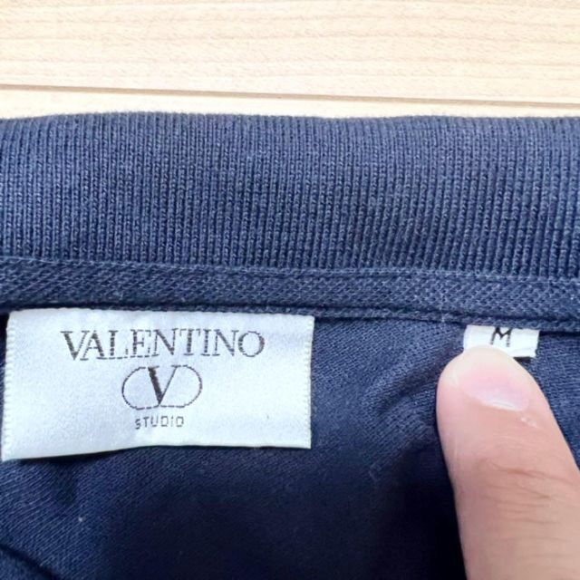 VALENTINO(ヴァレンティノ)のVALNTINO ヴァレンティノ　ポロシャツ メンズ　Mサイズ メンズのトップス(ポロシャツ)の商品写真