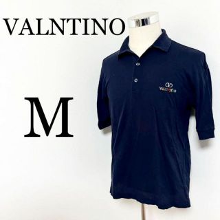 ヴァレンティノ(VALENTINO)のVALNTINO ヴァレンティノ　ポロシャツ メンズ　Mサイズ(ポロシャツ)