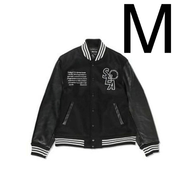 ウィンダンシー　スタジャン varsity jacket ブラック