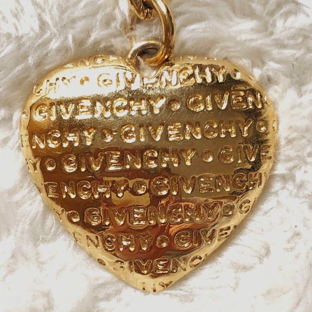GIVENCHY ヴィンテージ ネックレス ハート ロゴ 総柄 希少-