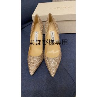 ジミーチュウ(JIMMY CHOO)の【JIMMY CHOO】ウェディングパンプス  37 1/2グリッター パンプス(ハイヒール/パンプス)