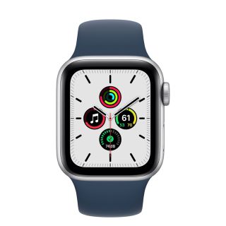 アップルウォッチ(Apple Watch)の【中古美品】APPLE WATCH SE 40 SVAL AB 2021 GPS(その他)