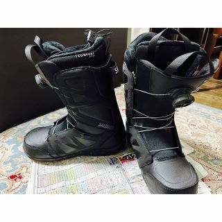 サロモン(SALOMON)の26.5cm 22-23 SALOMON LAUNCH SJ BOA BLACK(ブーツ)