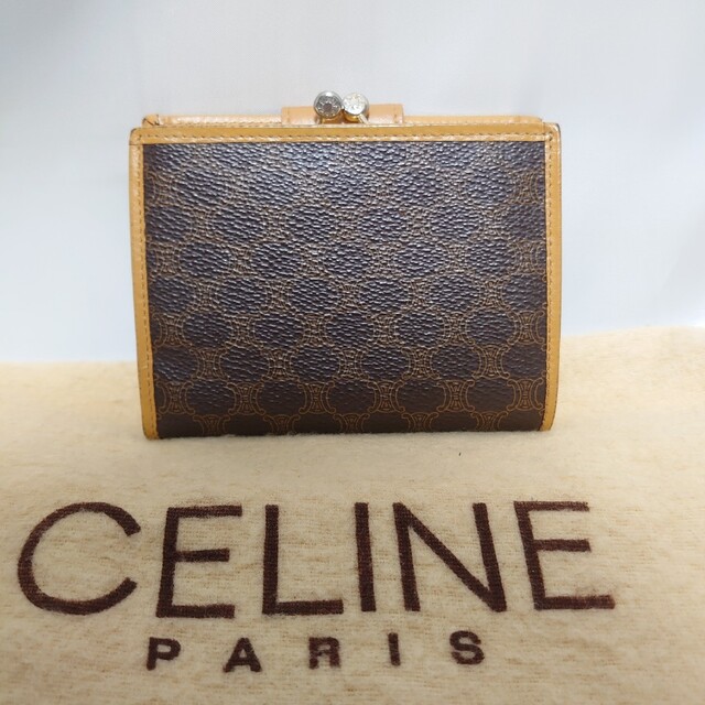 CELINE マカダム柄 二つ折り財布 がま口 www.krzysztofbialy.com