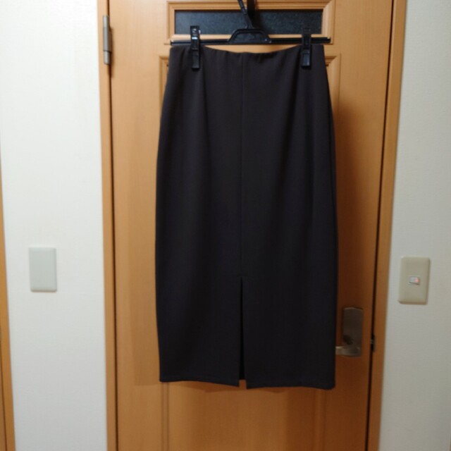 DEUXIEME CLASSE(ドゥーズィエムクラス)のドゥーズィエムクラス　ジャージーロングスカート　焦げ茶 レディースのスカート(ロングスカート)の商品写真
