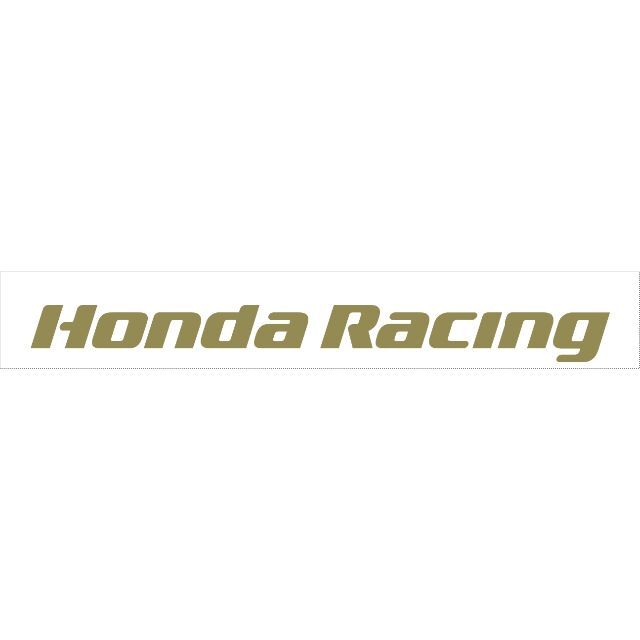 切文字ステッカー(HONDA Racing・シルバー) 自動車/バイクの自動車(車外アクセサリ)の商品写真