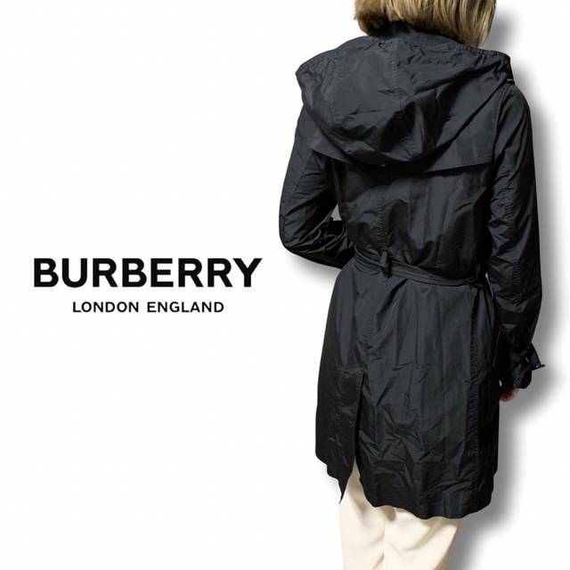 BURBERRY(バーバリー)のBURBERRY LONDON バーバリー トレンチコート ナイロン 春用 レディースのジャケット/アウター(トレンチコート)の商品写真