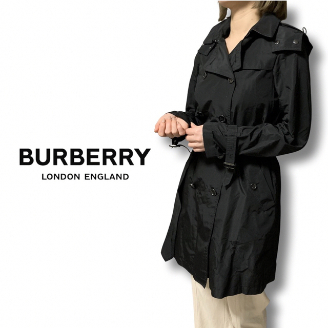 BURBERRY(バーバリー)のBURBERRY LONDON バーバリー トレンチコート ナイロン 春用 レディースのジャケット/アウター(トレンチコート)の商品写真