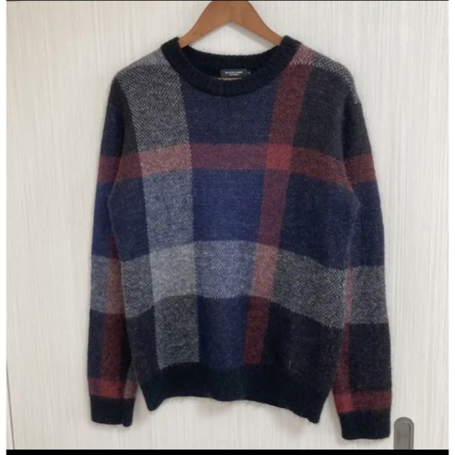 極美品☆BLACK LABEL CRESTBRIDGE モヘヤセーター チェック 大切な