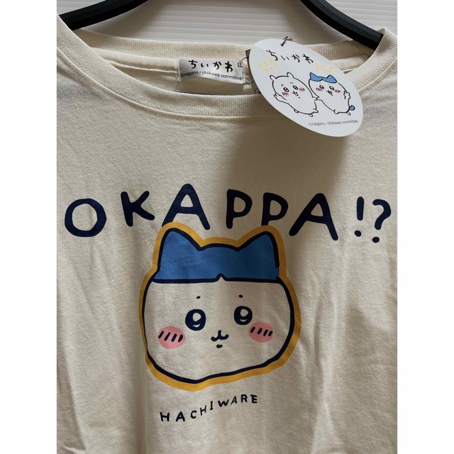 新品　しまむら ちいかわ ハチワレスポーツ刈り、おかっぱTシャツ　LＬサイズ エンタメ/ホビーのアニメグッズ(その他)の商品写真