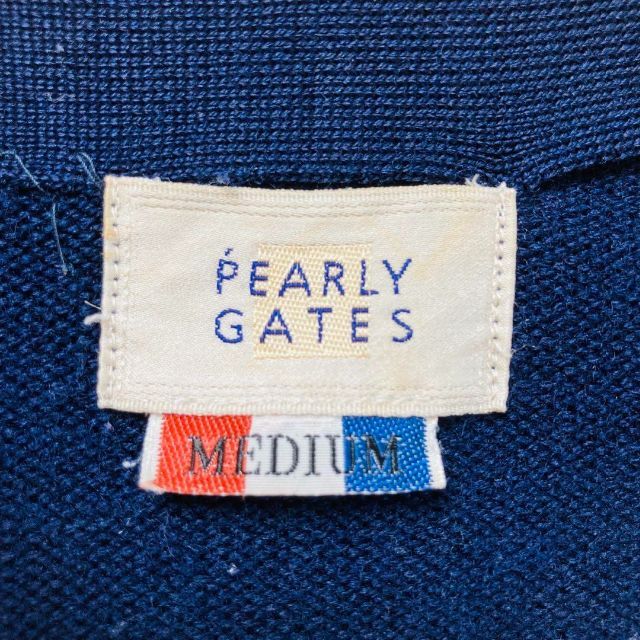 PEARLY GATES(パーリーゲイツ)のパーリーゲイツ オールド ボーダー カーディガン メンズのトップス(カーディガン)の商品写真
