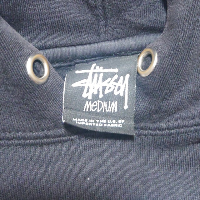 STUSSY(ステューシー)の★ STUSSY ★ ステューシー スウェットパーカー USA製 スカル ドクロ メンズのトップス(スウェット)の商品写真