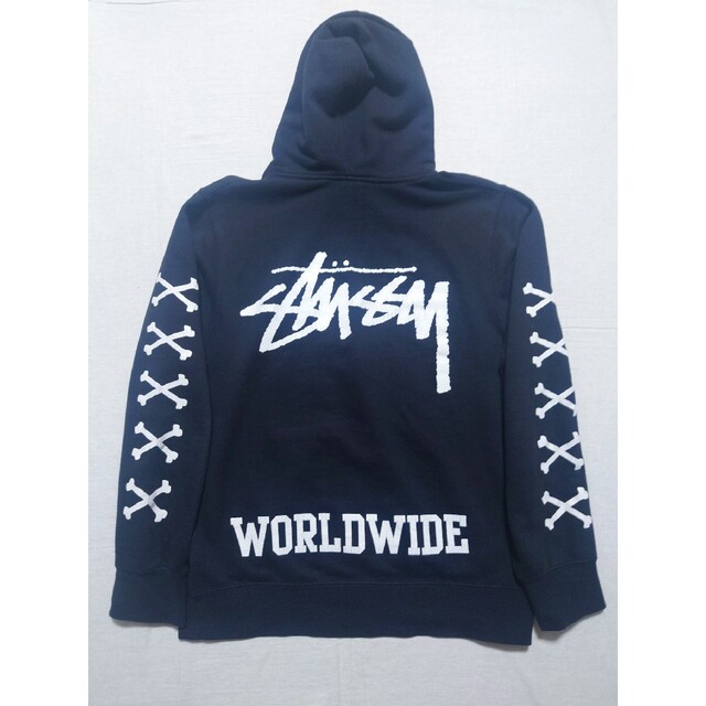 STUSSY - ☆ STUSSY ☆ ステューシー スウェットパーカー USA製 スカル