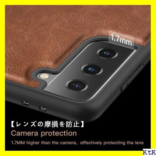 ☆ YUYIB Samsung Galaxy S22 Pl Plus ブラウン スマホ/家電/カメラのスマホアクセサリー(モバイルケース/カバー)の商品写真