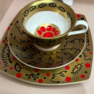 草間彌生 食器 レア くさま kusama やよい お皿(その他)