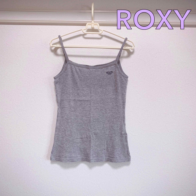 Roxy(ロキシー)のROXY ロキシー　ロゴ入りキャミソール(グレー) レディースのトップス(キャミソール)の商品写真