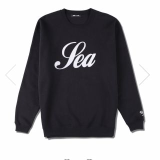 ウィンダンシー(WIND AND SEA)のウィンダンシー  GLITTER (SEA) SWEAT SHIRT BLACK(スウェット)