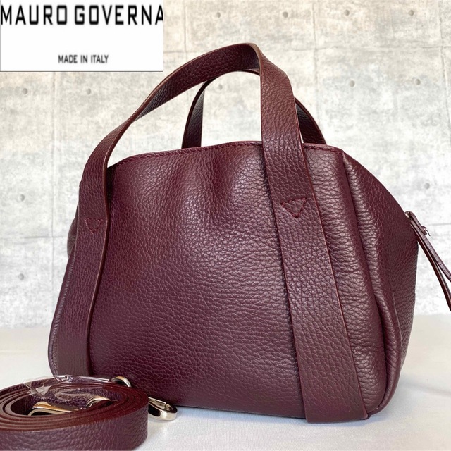 美品 ✨MAURO GOVERNA マウロゴヴェルナ  2way ハンドバッグ