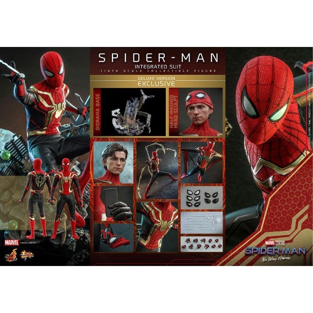 【初回生産限定】ホットトイズ　スパイダーマン　インテグレーテッドスーツ　DX版 エンタメ/ホビーのフィギュア(アメコミ)の商品写真