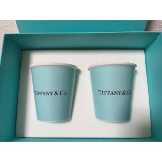 ティファニー(Tiffany & Co.)のb様専用　Tiffany ティファニー　ペーパーカップ　ペア　新品未使用(グラス/カップ)