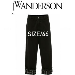 ジェイダブリューアンダーソン(J.W.ANDERSON)のwmwm様✴︎【JW Anderson】ロゴワイドジーンズ/46/美品(デニム/ジーンズ)