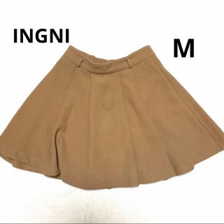 イング(INGNI)のINGNE スカート風パンツ　M  キャメル色(キュロット)