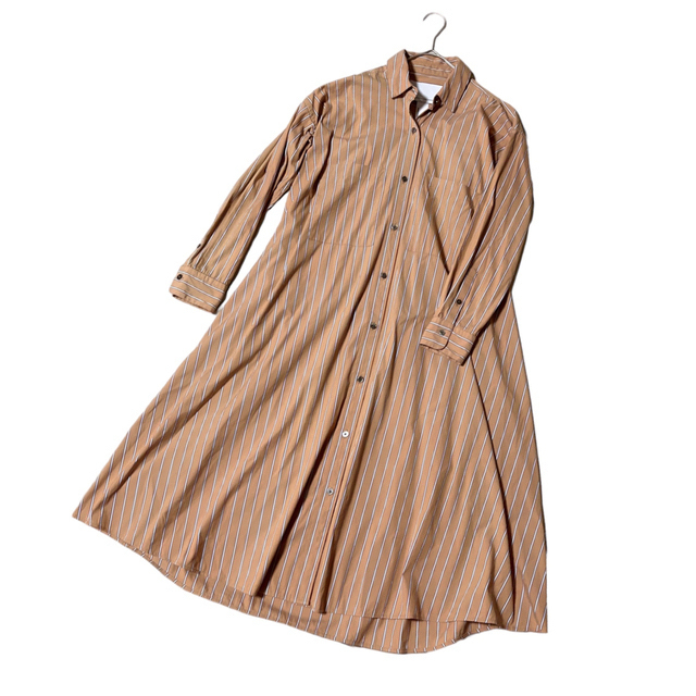 TICCA ストライプ ロングシャツワンピース FREE size TICCA ストライプ ロングシャツワンピース FREE size